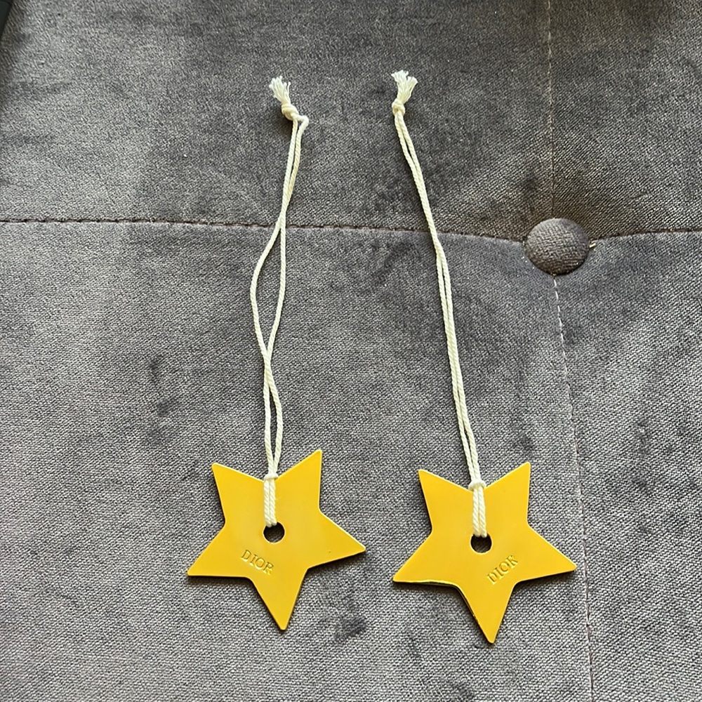 Dior star charm x2